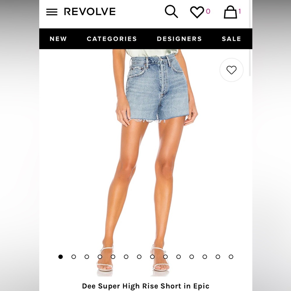 Agolde Dee High Rise Shorts